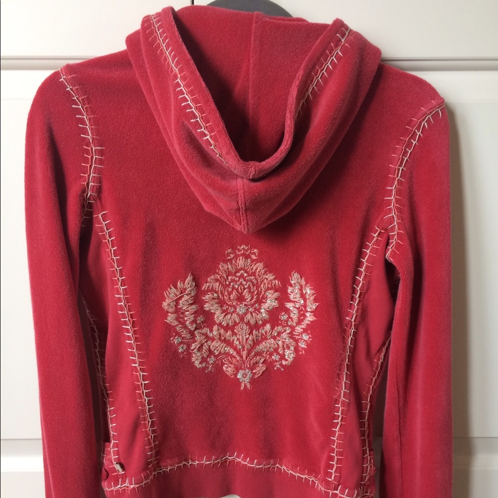 Red Zip-Up hoodie
